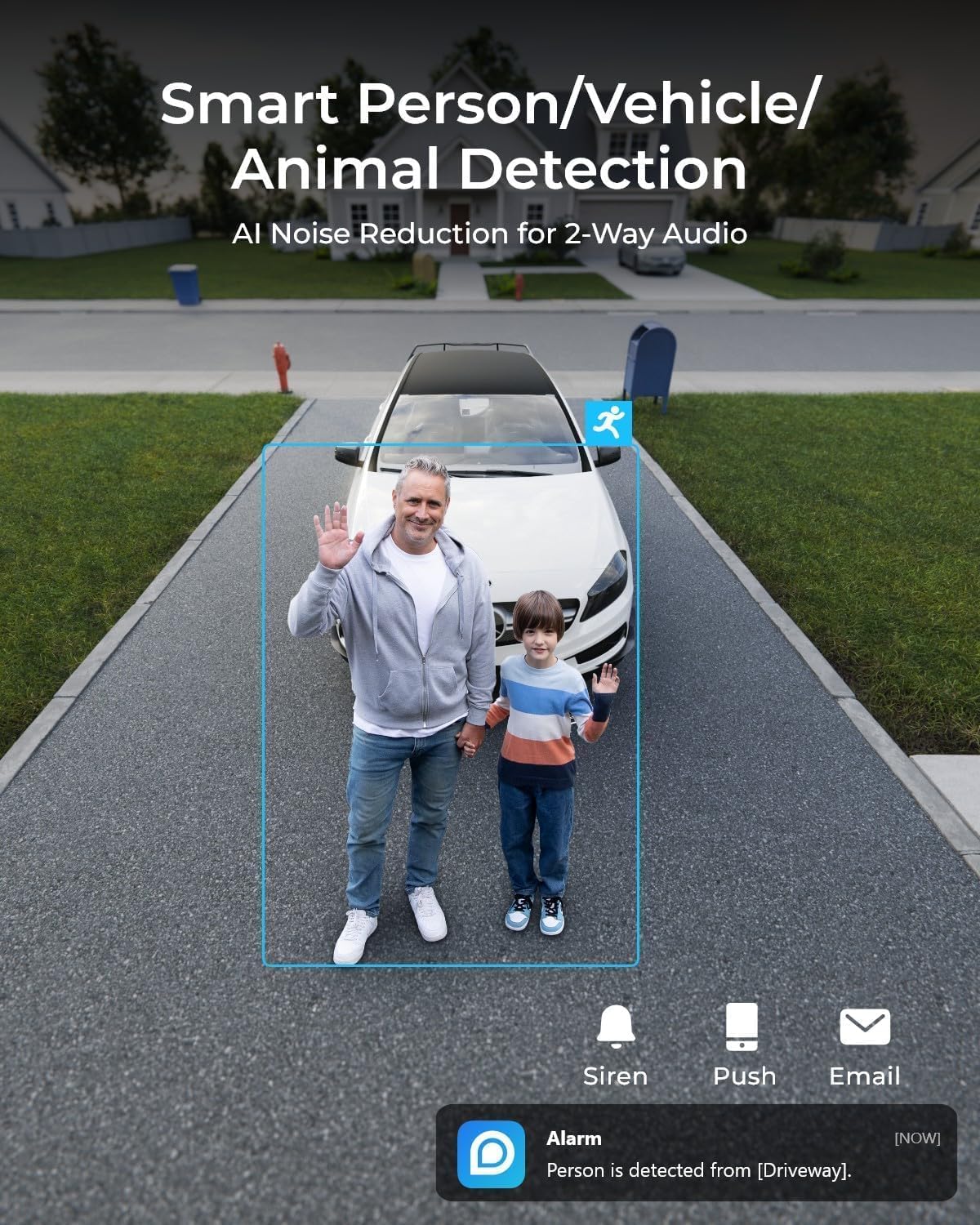 reolink duo 3 poe dual-lens poe security camera, package contents