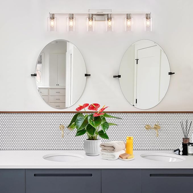 SOPEAS 6-Light Bathroom Light Fixtures, Vanity