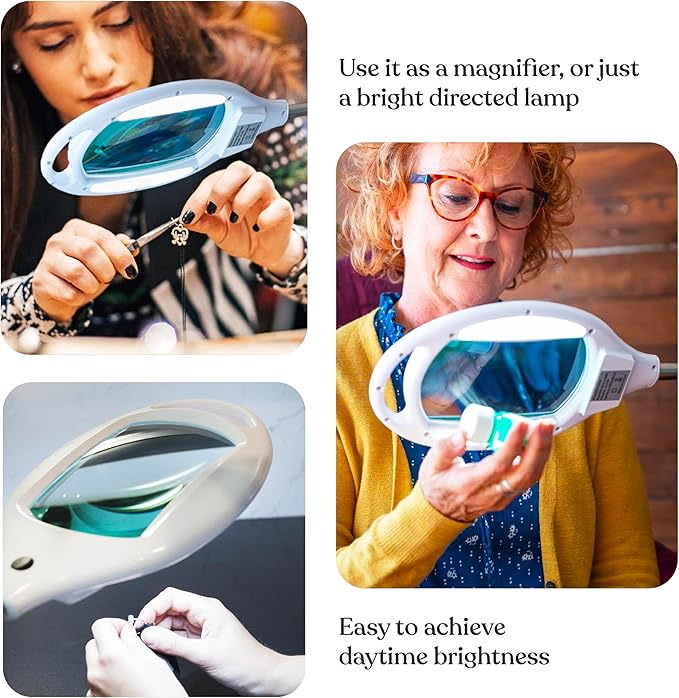 Brightech LightView Pro LED Magnifying Floor Lamp
