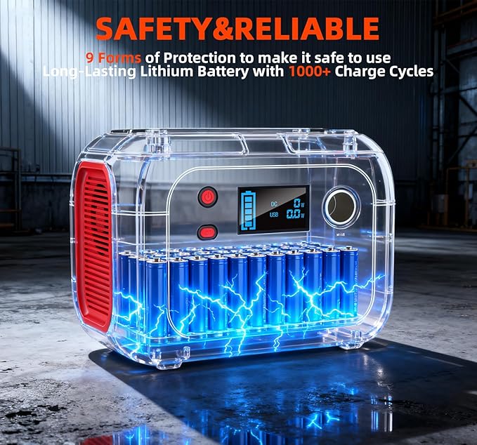 ENOFLO Portable Power Station 300W, 228Wh Solar Generator