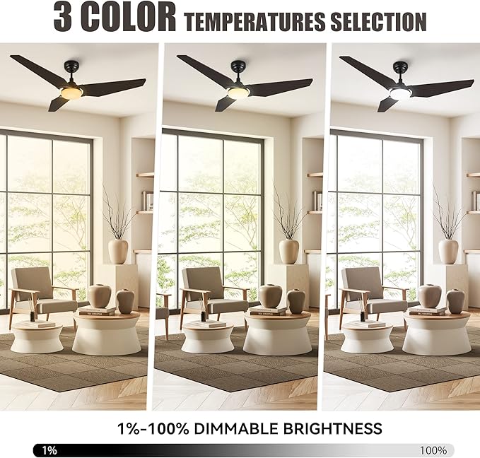 SMAAIR 56 Inch Smart Ceiling Fan