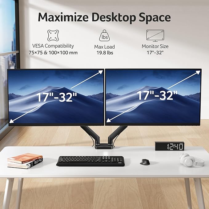 Acer Dual Monitor Arm, Computer Desk Arm