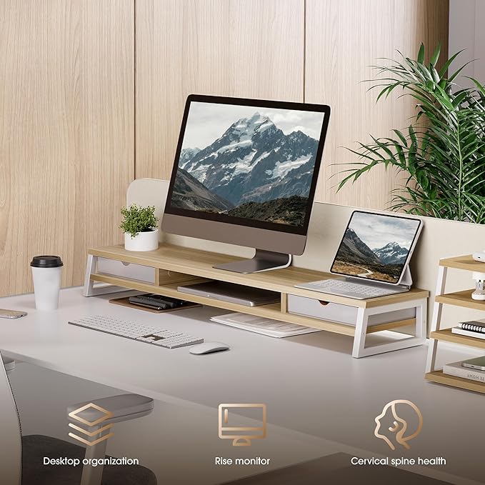 Fenge Dual Monitor Stand, Monitor Riser