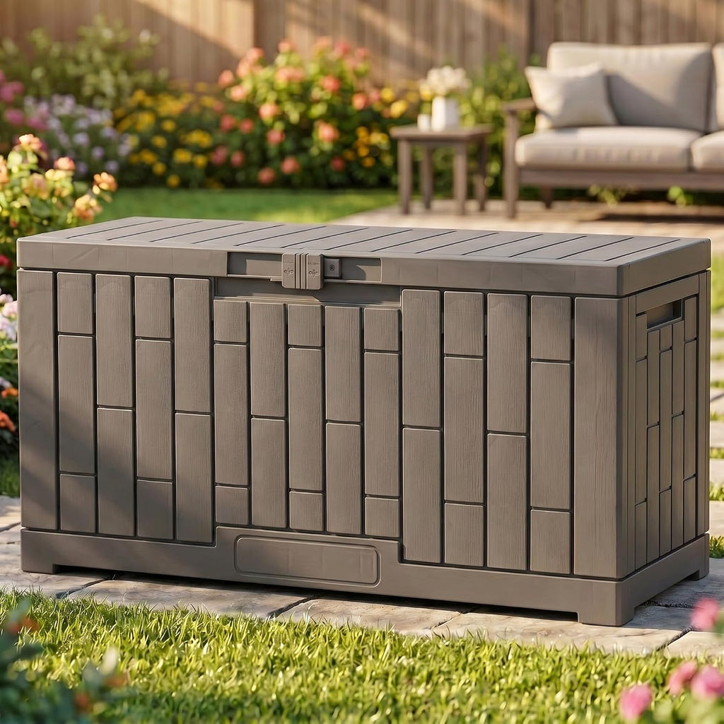 YITAHOME 60 Gallon Resin Deck Box
