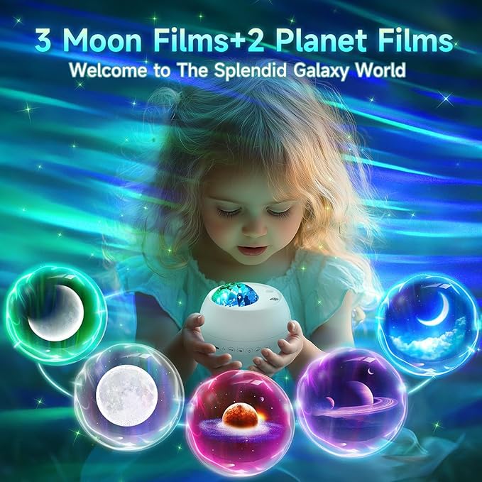 Northern Lights Projector, 300+Lighting Modes Galaxy Projector