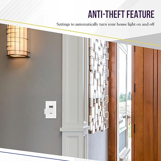 ENERLITES Programmable Digital Timer Switch (4 Pack)