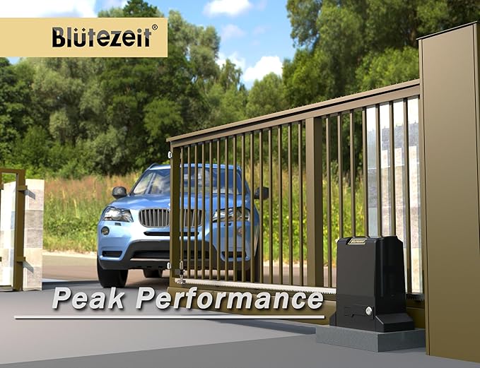 Blütezeit 6300lb WiFi Sliding Gate Opener App Control, Extra Heavy Duty