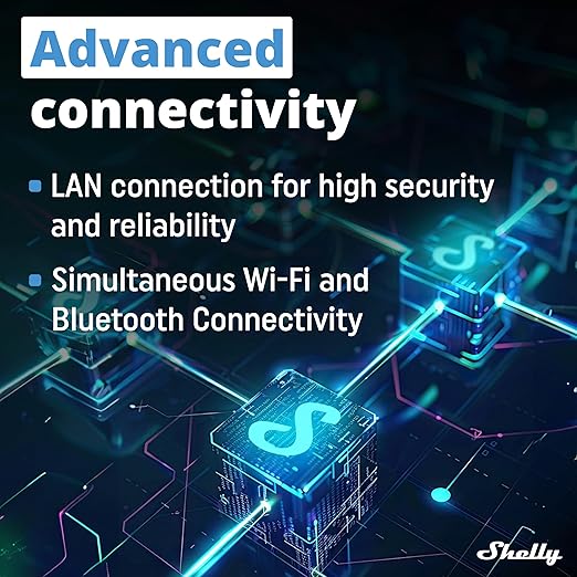 Shelly Pro 3EM 3CT 63 | Wi-Fi & LAN 3-Phase Professional Smart Energy Meter |