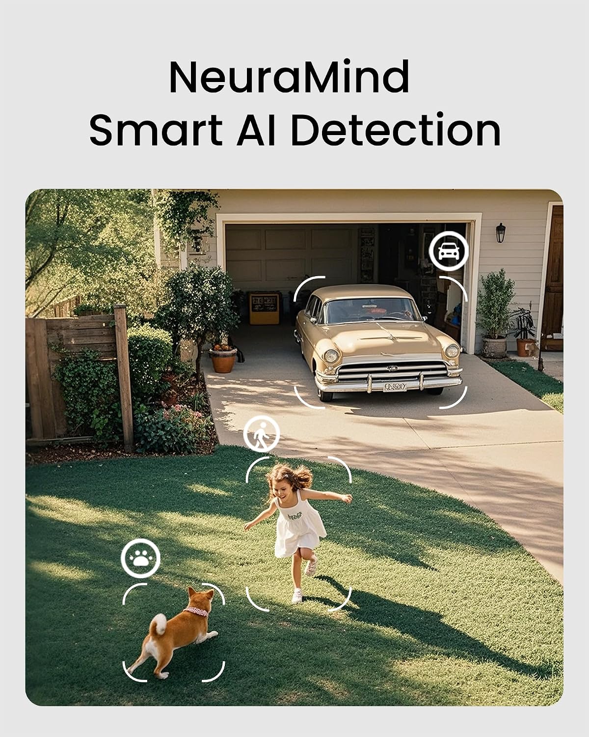 youkey 2.5k outdoor security camera, color24 daylike clarity showing dimensions