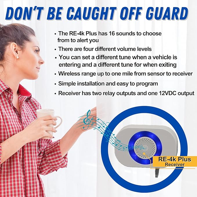 Dakota Alert Long Range Driveway Alarm Motion Detector