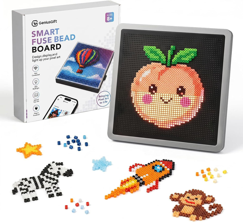 GENIUSGIFT Smart Fuse Beads Boards Kit for 2.6mm Melting Beads
