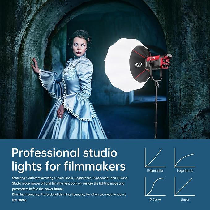 GVM 300W Photography Lighting Bi-Color Video Light