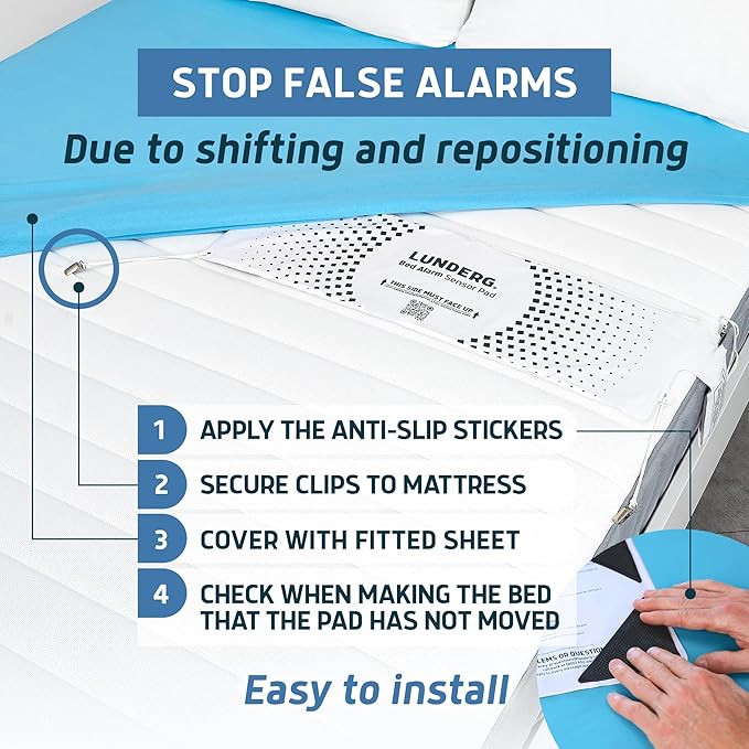 Lunderg Bed Alarm for Elderly Adults