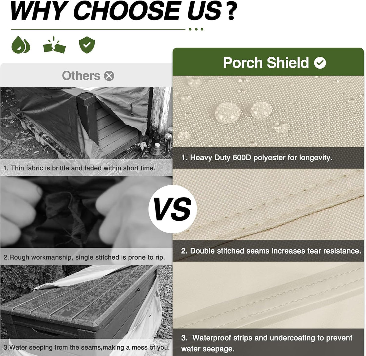 porch shield patio deck box storage cover 44 showing dimensions