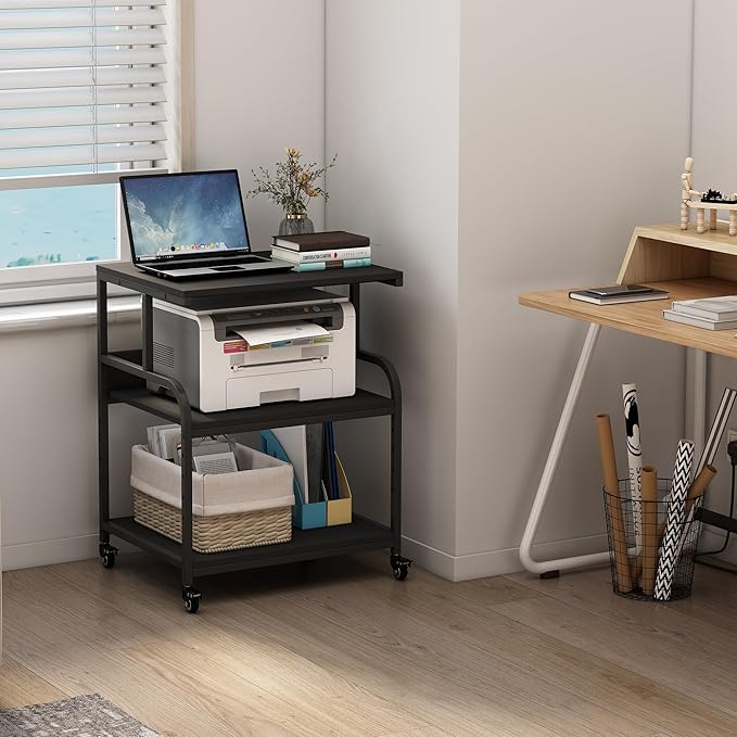 Fannova Printer Stand, 23.6 x18.9 x 30 Inches Large Printer Table