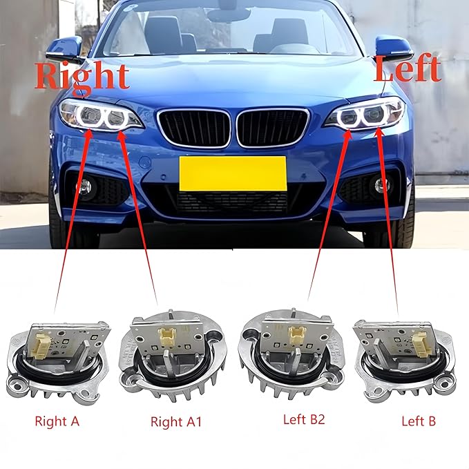 SOCAL-LED LIGHTING Yellow Angel Eye Daytime Running Light DRL Xenon Headlight