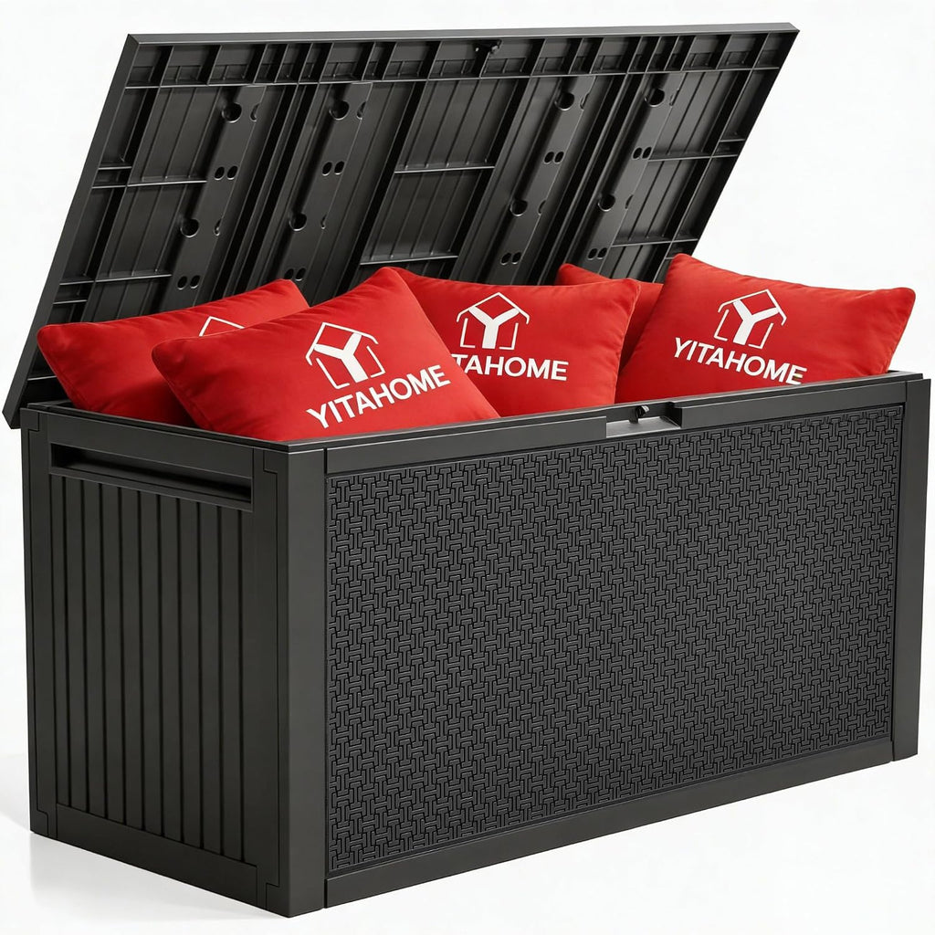 YITAHOME 95 Gallon Large Outdoor Deck Box