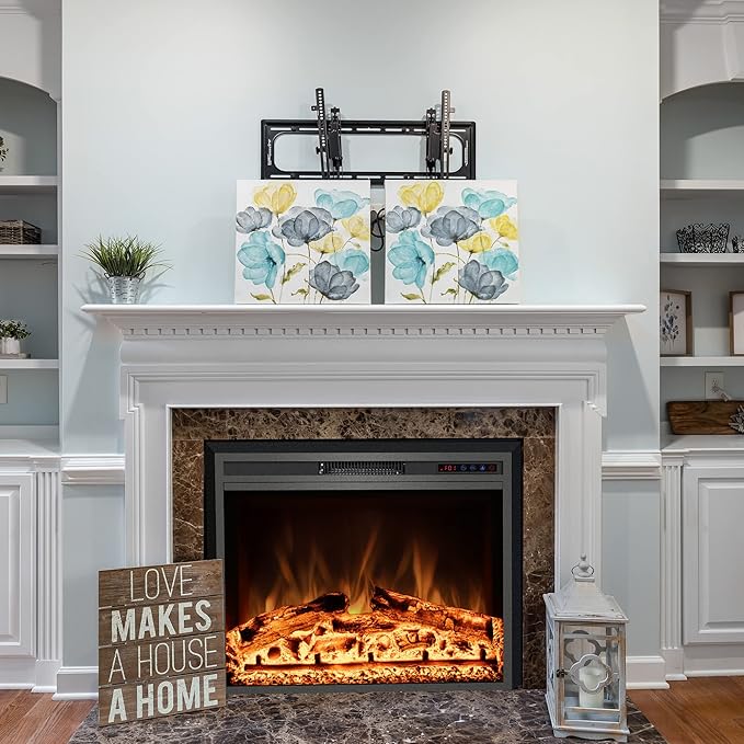 Electric Fireplace, Recessed Fireplace Heater