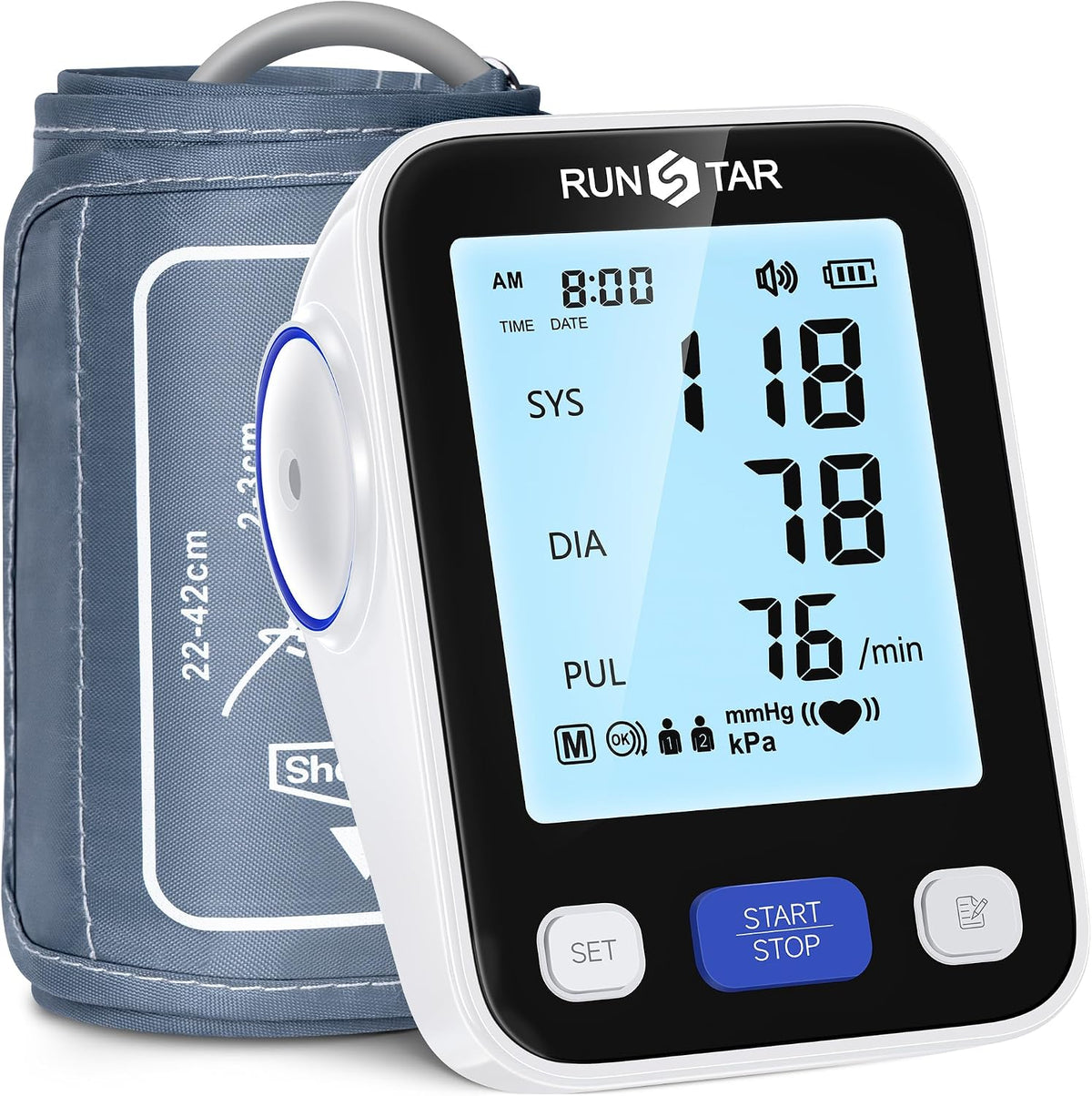 RunStar Upper Arm Blood Pressure Monitor
