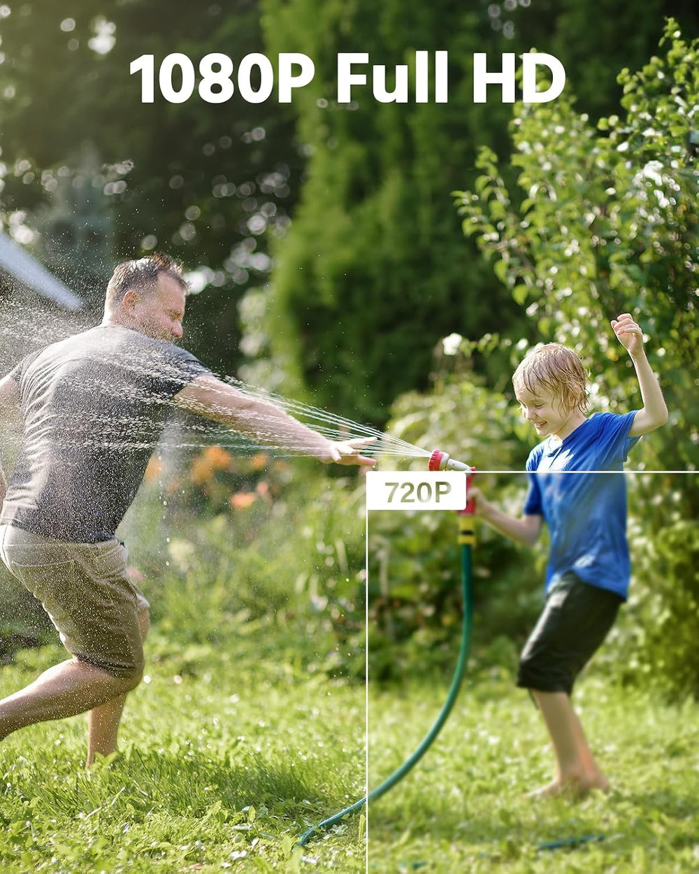 ANNKE 4-Pack 2MP/1080P 1920TVL Analog Outdoor Security Camera Kits, White