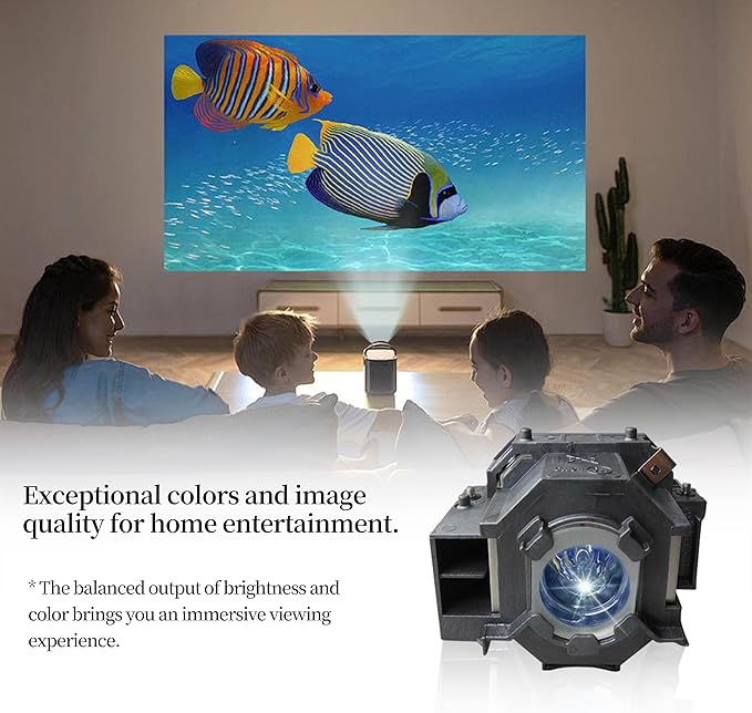 SORNEICDR EL PLP42 Replacement Projector Lamp Bulb Compatible