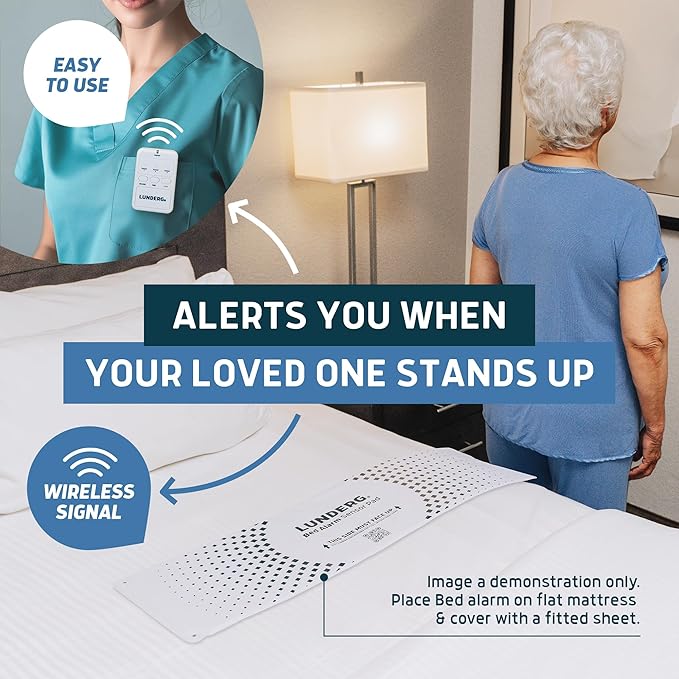 Lunderg Bed Alarm for Elderly Adults