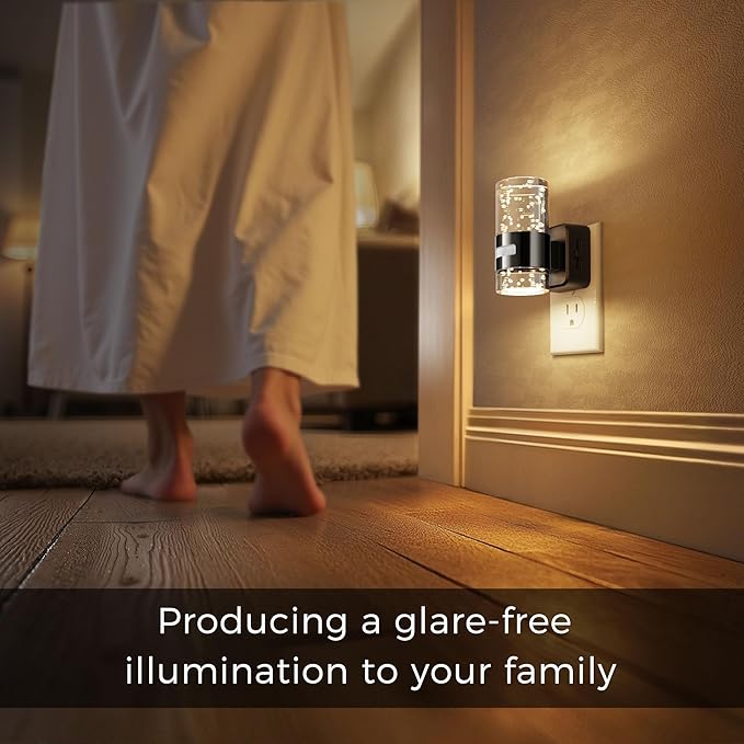 L LOHAS LED Motion Sensor Night Light, Dimmable Night Lights Plug into Wall