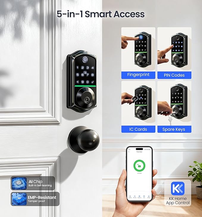 Veise VE017-K Fingerprint Smart Lock