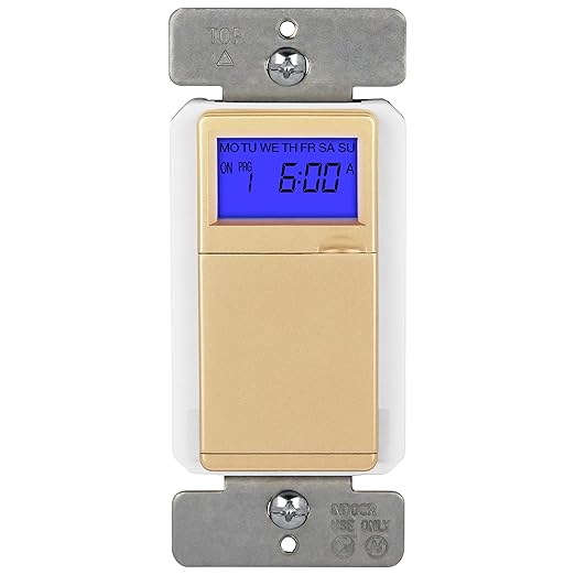 TOPGREENER Digital Astronomic Timer Switch, 7-Day Programmable Sunrise Sunset