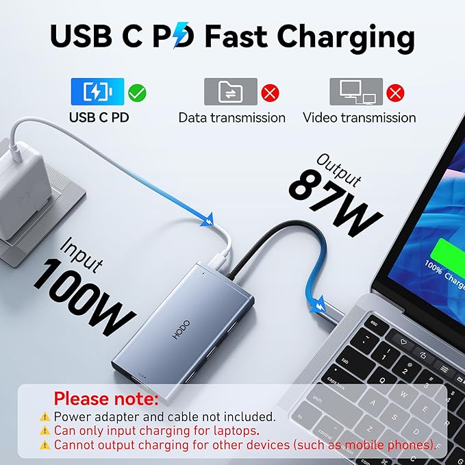 USB C Docking Station Dual Monitor Adapter