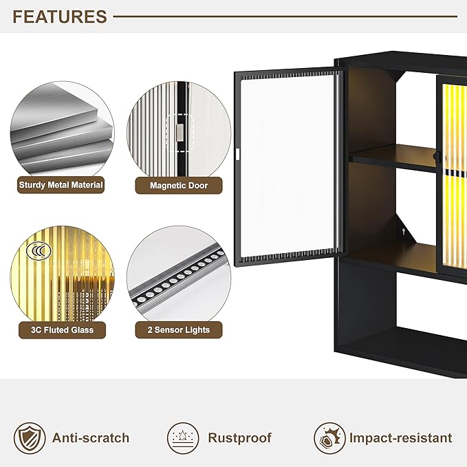 Wall Mounted Bathroom Cabinet