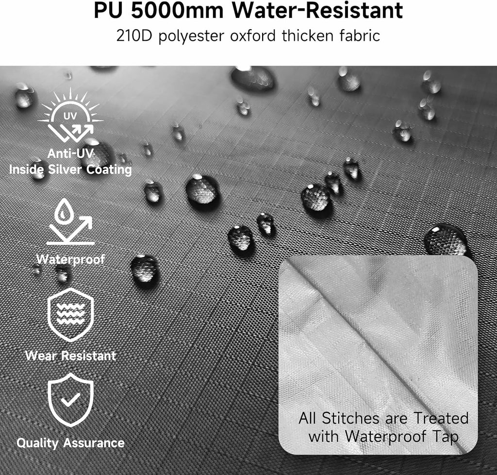 bike storage tent, pu5000 waterproof outdoor shed for, close-up detail