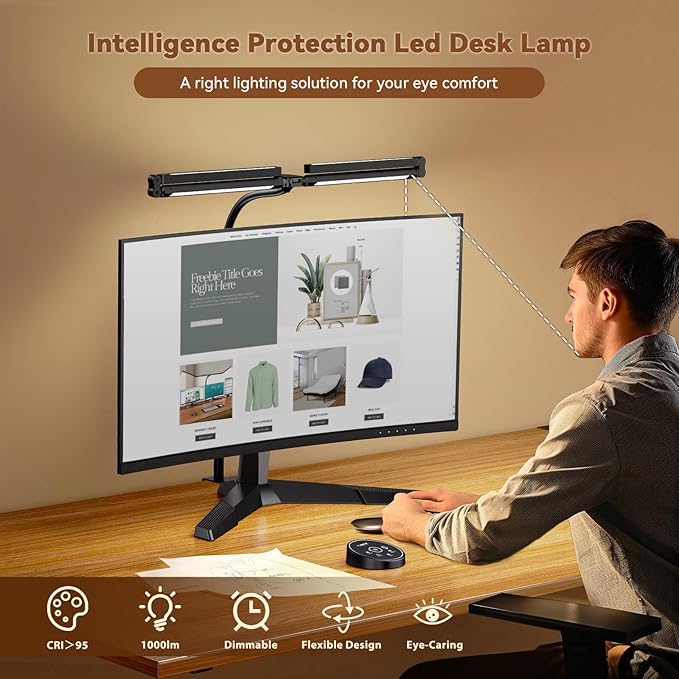 Pzloz Led Desk Lamps for Home Office