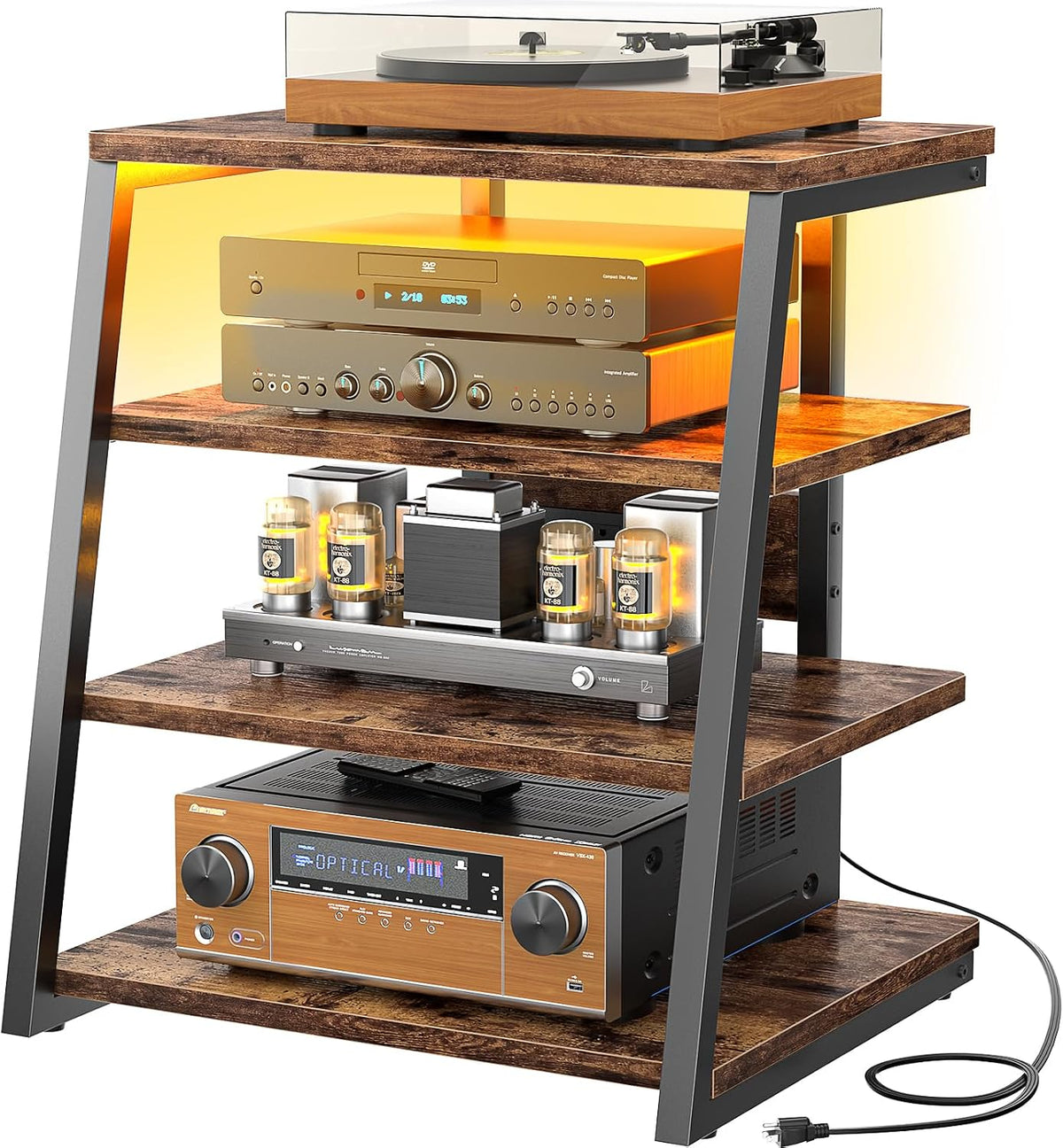 Armocity 4-Tier AV Media Stand
