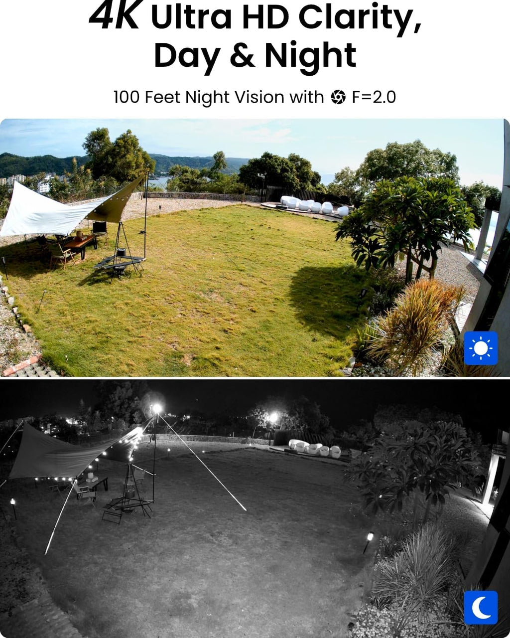 reolink 8ch 4k/8mp security camera system with 2tb shown in use