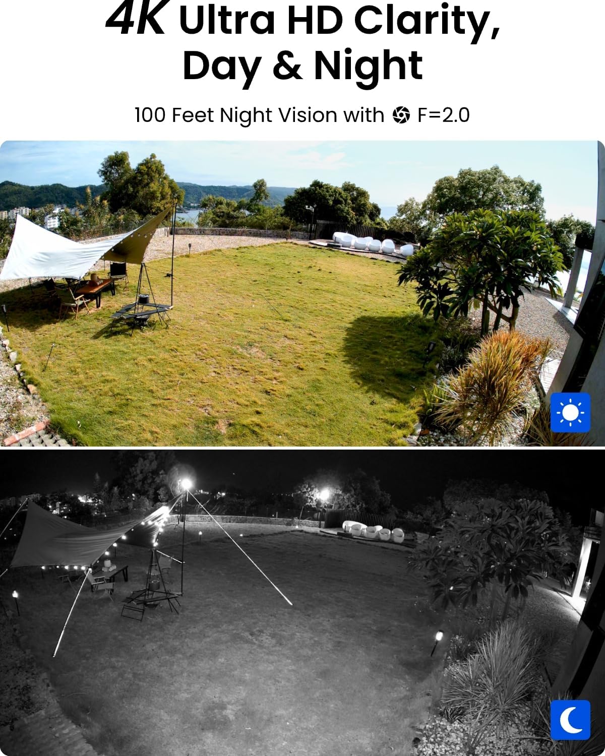 reolink 8ch 4k/8mp security camera system with 2tb shown in use