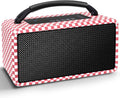DINDIN Portable Bluetooth Speaker： 80W, 20H Playtime, Wireless Big Wood Boombox