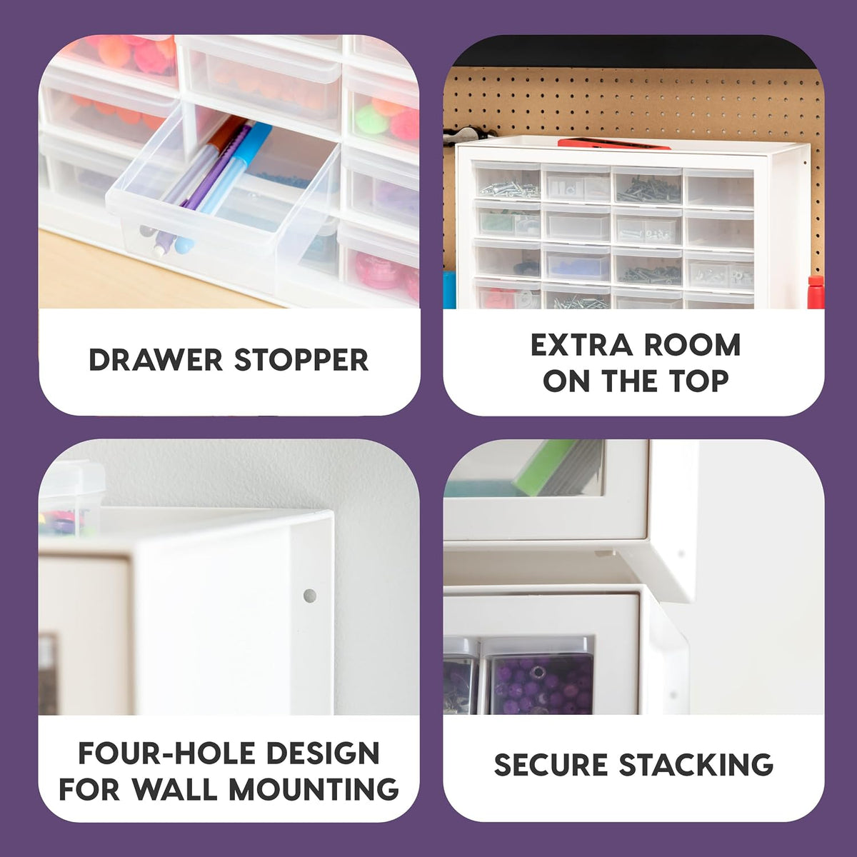 iris usa 24-drawer plastic storage cabinet, teacher toolbox showing dimensions