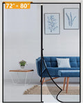 Yotache Magnetic Screen Door fits 72"x80" Doors, Screen Size 74"x81"