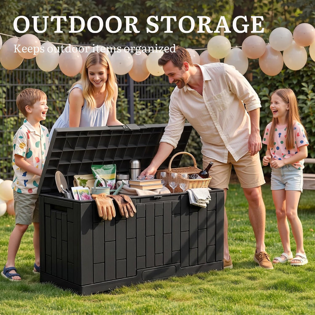 YITAHOME 60 Gallon Resin Deck Box