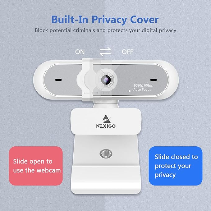 NexiGo N660P 1080P 60FPS Webcam