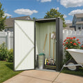 Patiowell 22 Cuft Storage Shed, Metal Vertical Storage Cabinet, Black