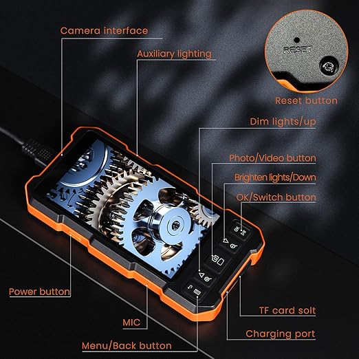 Epicmate Triple Lens Sewer Inspection Camera-Snake Camera