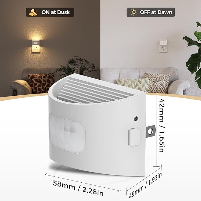 DORESshop LED Night Light, Night Lights Plug into Wall, Plug in Night Light