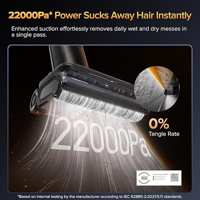roborock F25 Ultra Steam Wet Dry Vacuum Cleaner, 356°F Steam Mop & 187°F Hot