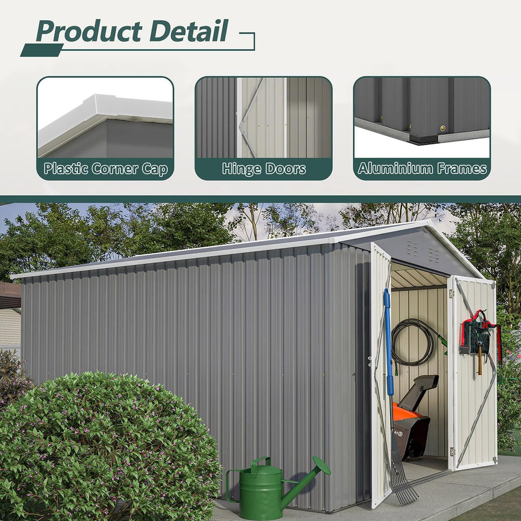 10x10 ft storage sheds & outdoor storage, close-up detail