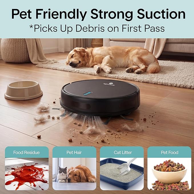 SereneLife Automatic Robot Vacuum Cleaner and Mop Combo, Pro Edition