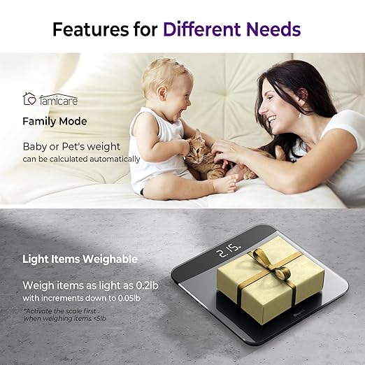 Ovutek Bathroom Scales Digital Weight, Topnotch Quality 450lb Weight Scale