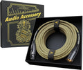AA AUDIO ACCESSORY Gold Series Star Quad XLR Cables 20ft, Neutrik Connectors