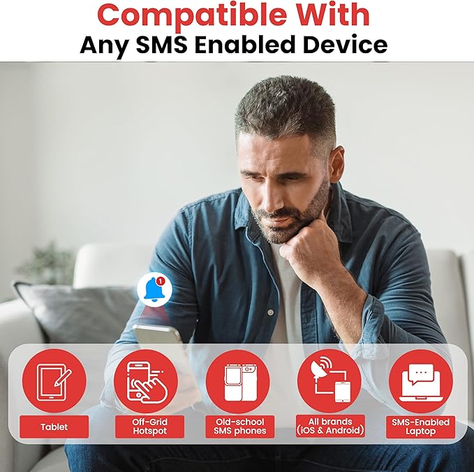 Instant Kini Safe Alert Wi-Fi Motion Sensor Alarm